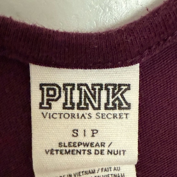 Women's Burgundy Tank Top - Picture 3 of 3